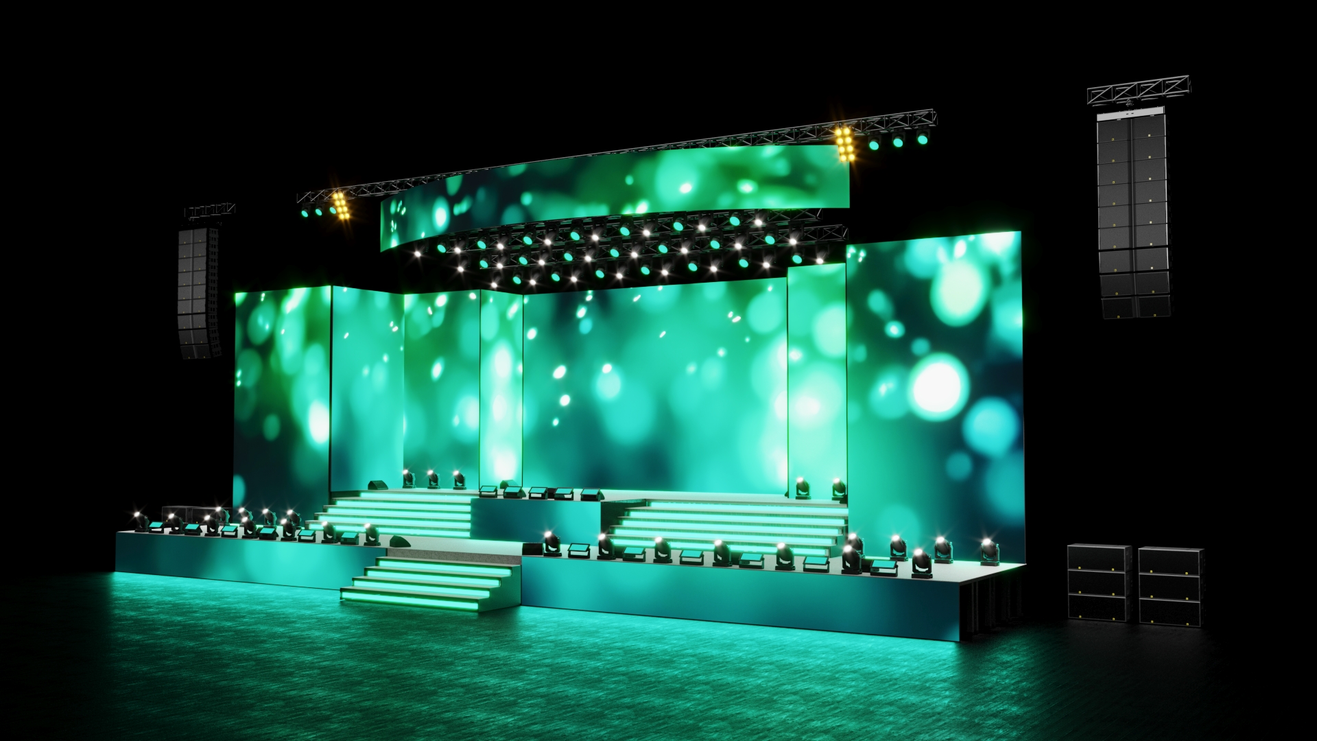 Concert Stage 4 Design by p3rless | 3DOcean